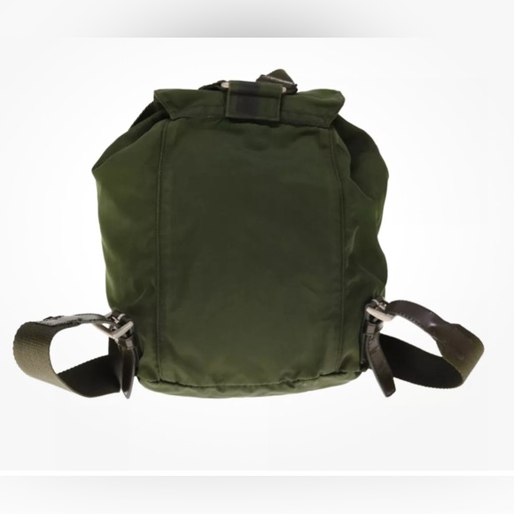 PRADA Backpack Nylon Khaki Auth 65011 - Picture 3 of 17